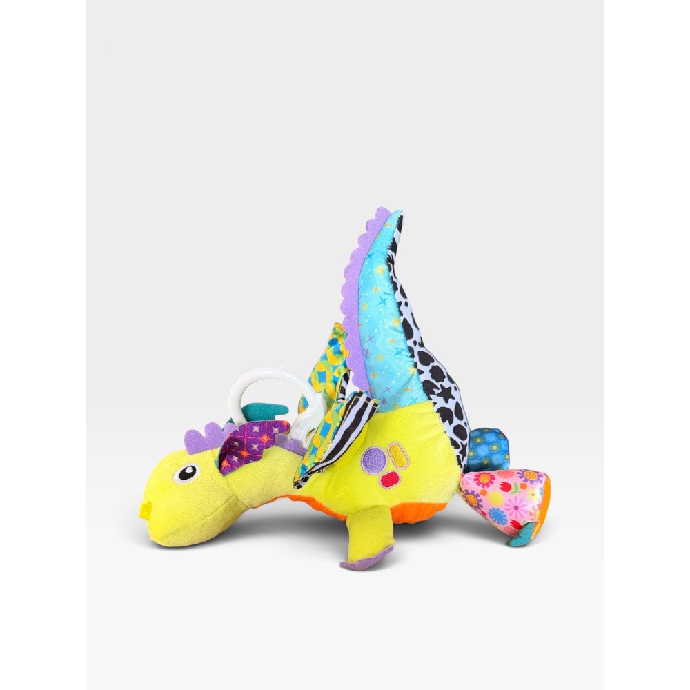 Lamaze Flip Flap Dragon Baby Sensory Plush Stroller Toy Multi Color L27017